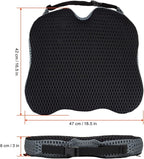 Car Seat Cushion, Comfort Memory Foam Car Cushions for Driving, Seat Cushion for Car Seat Driver with Wedge Design & Raised Back to Broaden Vision, Provides Comfort for Car, Truck, Office Chair