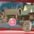 Fresh Fresheners Cute Funny and Aesthetic Car Air Fresheners 4-pack Scented With Premium Oils (Donut)