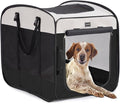 DONORO Dog Kennels and Crates for Medium Dogs, Portable Pop Up Indoor Pet Cage with Sturdy Wire Frame, Collapsible Travel Crate Soft Sided Cat Bag Escape Proof (Black, 28.0" L x 18.0" W x 22.0" H)