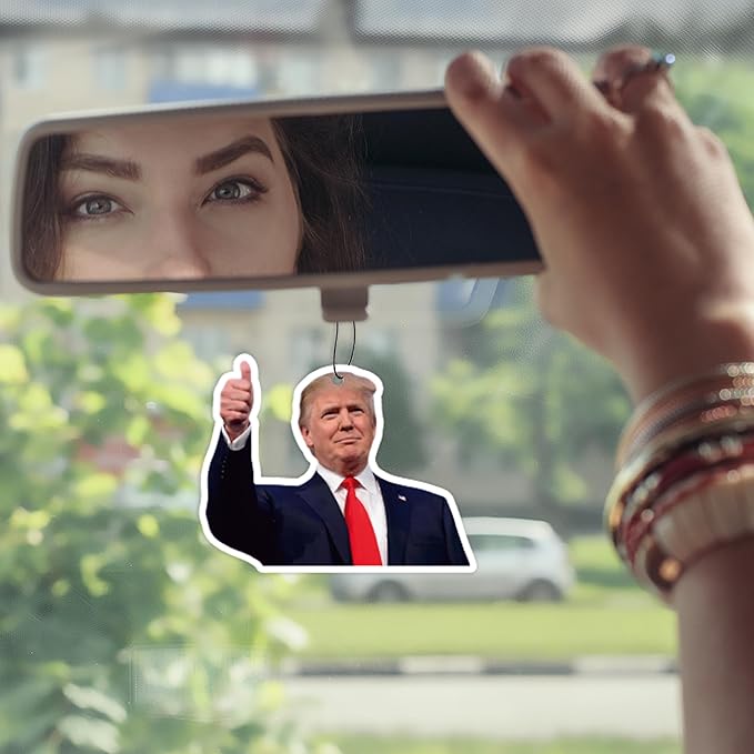 Trump Merchandise, Donald Trump Car Air Freshener, Trump Car Air Freshener, Donald Trump Gifts, Trump Car Accessories, Trump Car Fresheners Long Lasting, Trump Car Fresheners item (5pcs)