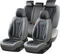 Coverado Car Seat Covers Full Set, Black Seat Covers, Automotive Car Seat Cover, Car Seat Cushion, Car Seat Covers Front Seats Back Seat Covers, Car Seat Protector Universal Fit Most Cars