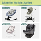 KAKIBLIN Baby Travel Pillow, Baby Neck Pillow Babies Head Support for Car Seat, Babies Neck Support Pillows for Car Seat, Stroller, Pushchair, Circle