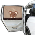 Magnetic Car Window Shade for Baby,Blackout Car Window Curtain,Car Shades for Side Windows,Sun Shade for Car Window Baby,Cartoon Pattern Car Window Covers,UV Protection & Heat Blocking (Lucky Mouse)