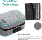 OZCHIN Large Smell Proof Bag with Combination Lock Odor Proof Lock Box Travel Storage Case Activated Charcoal Bag Great Christmas Gift (Grey)
