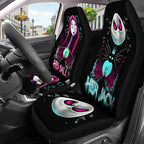 GENANY Nightmare Couple Car Seat Covers Set of 2, Horror Breathable Front Seat Covers for Truck Sedan SUV, Couple Car Accessories, Horror Gift for Women Men