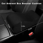 Car Center Console Cover, 12.2"×6.3"×3.9" Soft Comfortable Memory Foam Armrest Cushion Pad, Universal Arm Rest Seat Box Pillow Protector for Most Vehicles, Car Accessories