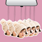 6pcs Custom Air Fresheners with Picture, Custom Air Fresheners, Personalized Double Sided Photo Air Freshener, Personalized Air Freshener for Car Wardrobe Bathroom Hanging Ornaments