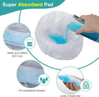 120 Pcs Travel Potty Bags Liners with Absorbent Pads Disposable Car Potty Portable Training Bags for Seat Bed Pan Liners for Toddler Travel Fit Most Potty Chairs