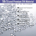 MUBYOK 5lb Premium Unscented Aroma Beads for DIY Car Freshies Eva Beads Bulk Supplies