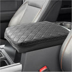 SXCY for 2023 2024 2025 Ford F250 Super Duty Armrest Cover Pad for 2025 Ford F250 Accessories 2025 F250 Center Console Cover 2025 F250 Middle Console Cover w/Soft Cotton Cushion (Added-Pad)