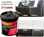 Car Plasti-c Restorer Black | Back to Black Bumpers Restorer | Car Trim Restorers with Sponge | Auto Revitalizing Coating Agent for Autos Seats, Upholstery, Bumpers & Sofas