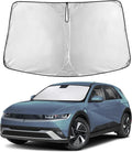 EcoNour Windshield Sunshade Compatible for Hyundai Ioniq5 2022-2024 2025 2026, Sun Visor for Front Windshield & Window Sun Shade Cover, UV Heat Blocker & Protector, Car Accessories