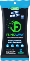FunkAway Extreme Shoe Deodorizer Sachet, Long-Lasting Odor Eliminator for Shoes, Boots and Bags, Odor Neutralizer Scented Sachets Absorb and Eliminate Funk at the Source
