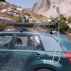 Portable Water Tank for Camping, 20L/5.28gal Self-Pressurized Water Tank, Roof Rack Mount Road Shower with Shower Head and Storage Bag, Car Camping Shower for SUVs, Sedans, RVs, Trucks