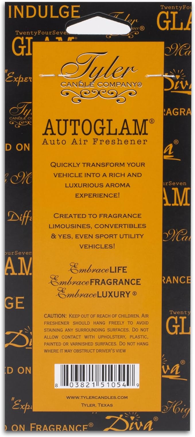 Tyler Candle Company - Autoglam - Trophy fragrance (Pack of 3)