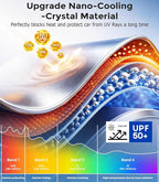 DMJN Windshield Sun Shade - Small, Car Sunshade for Front Windshield [100% Efficient Block UV & Scorching Sun] UPF50+ Heat Block - Protect Interior & Keep Cooler