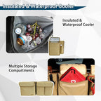 Deluxe Trunk and Backseat Organizer for Medium or large size SUVs & RVs, Detachable Storage Modules with Built-in Cooler, Patent Pending