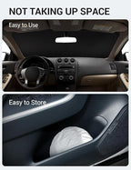 Proadsy 2026 Upgrade Windshield Sun Shade Custom Fit 2007-2012 Nissan Altima Foldable Front Sunshade Protector Sun Visor Blocks UV Rays Keep Car Cooler
