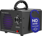 Ozone Generator Machine 160,000mg/h, High Capacity Ozone Odor Eliminator Removal Air Purifier for Home Car Pet & Basement Odor, Suitable for Spaces up to 7,000 Square Feet, Black