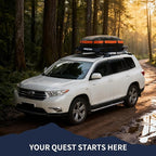 Forluck 54 x 34 x 6 Inch Universal 250 LBS Heavy Duty Roof Rack Cargo Carrier with Waterproof Bag, Extension Rooftop Cargo Carrier, Car Top Luggage Holder for SUV, Truck or RV Steel Construction