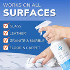 PURE Hypochlorous Acid Spray, Multi-Purpose Cleaner, Superior Shelf Life, 0% Bleach, 0% Alcohol, Food Contact Safe, Eliminate Non-Living Allergens, Remove Pet Odor, Clean Any Surface