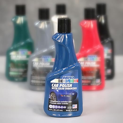 ABRO Blue Car Polish: Scratch Remover for Vehicles and Car Paint Scratch Repair Restorer Wax, Polishing Compound for Car Detailing, Paint Scratch Repair for Vehicles, Car Scratch Remover 16oz.