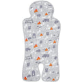 Pinkunn Gel Car Seat Baby Cooling Pad for Summer Breathable Stroller Cooler Pad Multifunctional Carseat Cooling Mat for Baby Child Dining Chair Safety Seat Stroller(Gray,Forest)