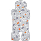 Pinkunn Gel Car Seat Baby Cooling Pad for Summer Breathable Stroller Cooler Pad Multifunctional Carseat Cooling Mat for Baby Child Dining Chair Safety Seat Stroller(Gray,Forest)