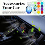 2PCS 30mm Tree of Life Car Essential Oil Diffuser Vent Clip,Stainless Steel Car Diffusers for Essential Oils as Decoration with 12 Felts,Stylish Essentials Oil Cars Diffuser Vent Clips