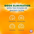 Arm & Hammer Essentials Hanging Moisture Absorber and Odor Eliminator, 17.5 oz., 3 Pack, Linen Fresh, Moisture Absorbers for Closets, Laundry Rooms and Bedrooms, Long-Lasting Freshness