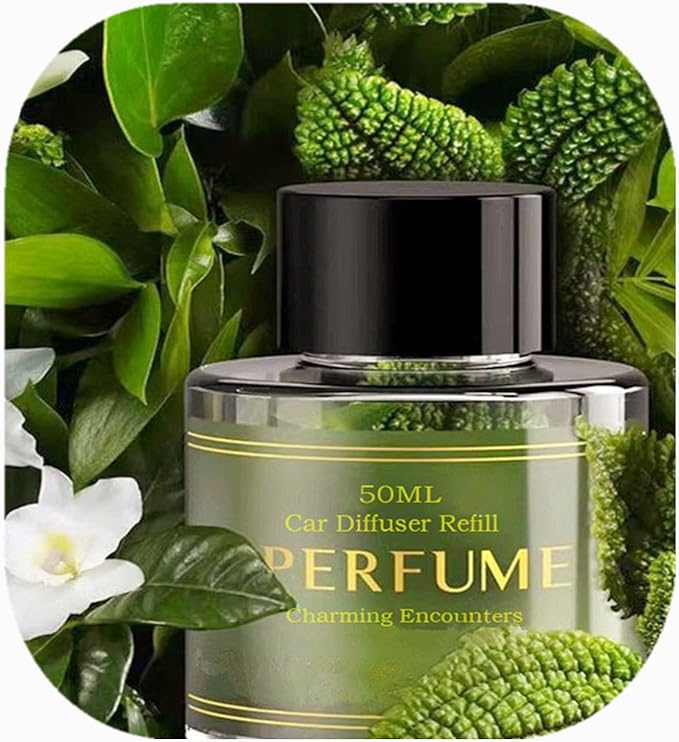 Smart Car Air Fresheners Refill 50ML Made with Natural Plant Extracts Compatible with Various Car Diffuser Refill Universal Perfume Available for 3-5 Months (Charming Encounters)