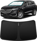 INSAUTO Custom Fit Windshield Sun Shade Accessories for Buick Enclave 2018-2024, Foldable Front Window Sunshade, UV & Heat Reflector, Keeps Interior Cool, Includes Storage Bag