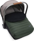 Little Unicorn Winter Car Seat Cover | Premium Insulated Fabric | Universal Fit & Easy to Install | Travel Bag Included (Dark Green)
