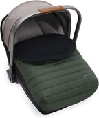 Little Unicorn Winter Car Seat Cover | Premium Insulated Fabric | Universal Fit & Easy to Install | Travel Bag Included (Dark Green)