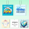 10-1000Pcs Custom Air Fresheners with Picture Double Sided Personalized Photo/Logo Air Freshener for Car Personalized gift for Company Branding Business Events Store Promotion