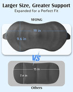 YFONG Lumbar Support Pillow for Car & Office Chair, Memory Foam Back Cushion with Adjustable Straps Non-Slip, Firm Support for Lower Back Pain Relief, Grey