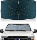Autorder Windshield Sun Shade Umbrella for 2015-2020 Ford F-150 F150 Accessories,Upgraded Ice Crystal Material,Easy Setup Umbrella Sunshade for Car Windshield,100% Sun Blocking