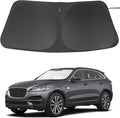 Windshield Sun Shade Custom Fit for 2016-2024 2025 2026 Jaguar F-Pace F Pace Accessories Foldable Sunshade Sun Blocker Protect Car from Sun Rays & Heat Damage Keep Car Cooler