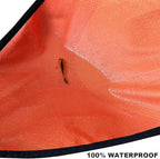Car Seat Covers 2pcs Waterproof Towel Car Seat Cover Universal Fit for Most Trucks SUV Fitness Athletes Pets Gym and Water Sport，(Orange)