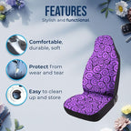 GENANY Power Fruit Car Seat Covers Set of 2, Breathable Front Seat Covers for Truck Sedan SUV, Anime Car Accessories, Anime Gift for Women Men