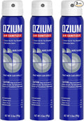 Ozium® 3.5 Oz. Air Sanitizer & Odor Eliminator for Homes, Cars, Offices and More, That New Car Smell Scent - 3 Pack