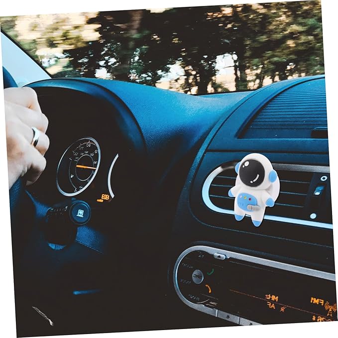Vaguelly 2 Sets Car Dashboard Decorations Astronaut Air Diffuser Air Car Vent Clips Decorative Air Conditioning Outlet Fresheners Vent Clips Auto Accessories