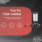 Pure Pro Foam Cannon for Pressure Washer, Adjustable Nozzle with 1/4” Quick Connector, Power Washer Soap Cannon for Car Detail, Additional 1.1mm Orifice Nozzle