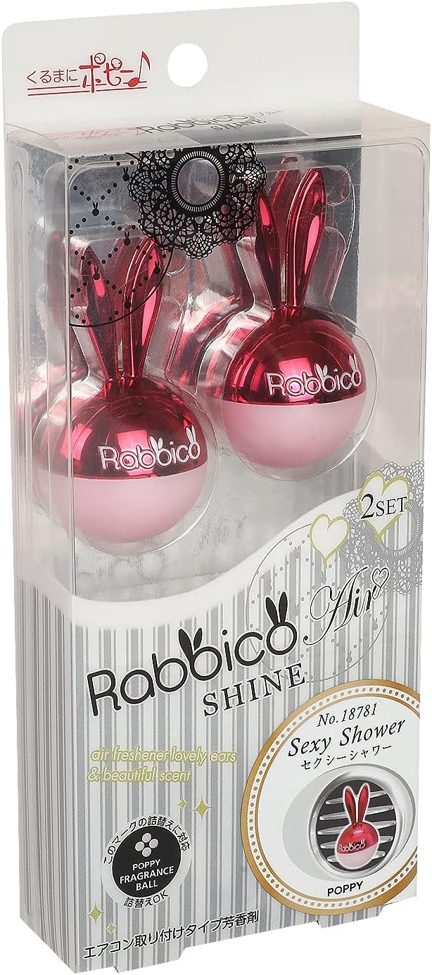 Rabbico Rabbit Air Shine Car Vent Clip Air Freshener 2pcs : Sexy Shower