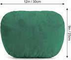 2PCS Car Pillow for Car Neck Pillow for Driving Seat Neck Support Soft Cushion Back Support Head-Rests for Vehicle Sleeping with Elastic Adjustment Strap (Green, Head)