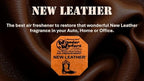Wonder Wafers Air Fresheners, New Leather Scent, 50 Count, Individually Wrapped