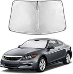 EcoNour Windshield Sunshade Compatible for Honda Accord 2008-2010 2011 2012, Sun Visor for Front Windshield & Window Sun Shade Cover, UV Heat Blocker & Protector, Car Accessories