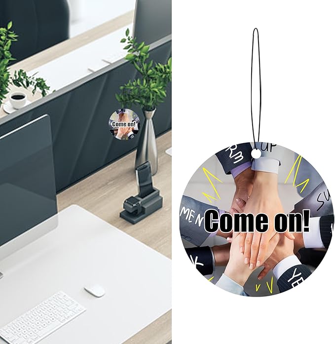 Custom Car Air Fresheners Bulk 10–100 PCS, Personalized Double-Sided with Photo Text Logo, Wholesale Auto Air Freshener for Wedding Party Business Promotion Gifts (Personalized, 10PCS-Circular)