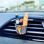 Cute Car Air Freshener Vent Clip, 3D Design Car Vent Air Freshener with Scent Pads, Car Air Conditioning Vent Decoration Car Accessories for Women and Men