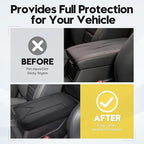 FIILINES Center Console Cover Fit for 2023-2026 Honda CRV, Armrest Cover Pad Cushion Protector for CRV Accessories Armrest Cover Anti-Scratch Center Console Pad Armrest Box Cover
